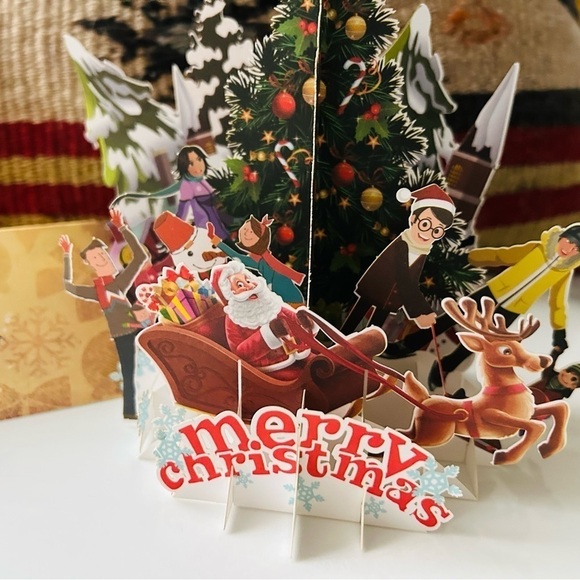 NWT 3D Pop Up Laser Cut Christmas Card Holiday - Picture 7 of 10
